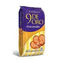 9 DE ORO AZUCARADO REDONDAS x170GR (28) 1-3